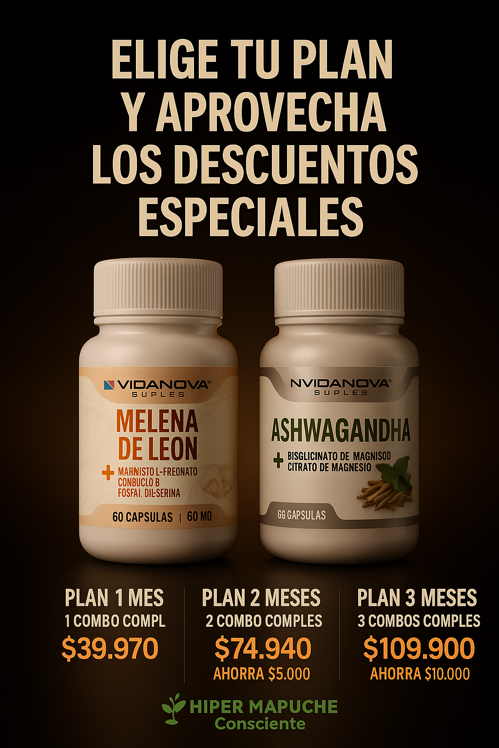 ⭐️⭐️⭐️⭐️⭐️
Equilibrio, claridad y bienestar natural en cada cápsula