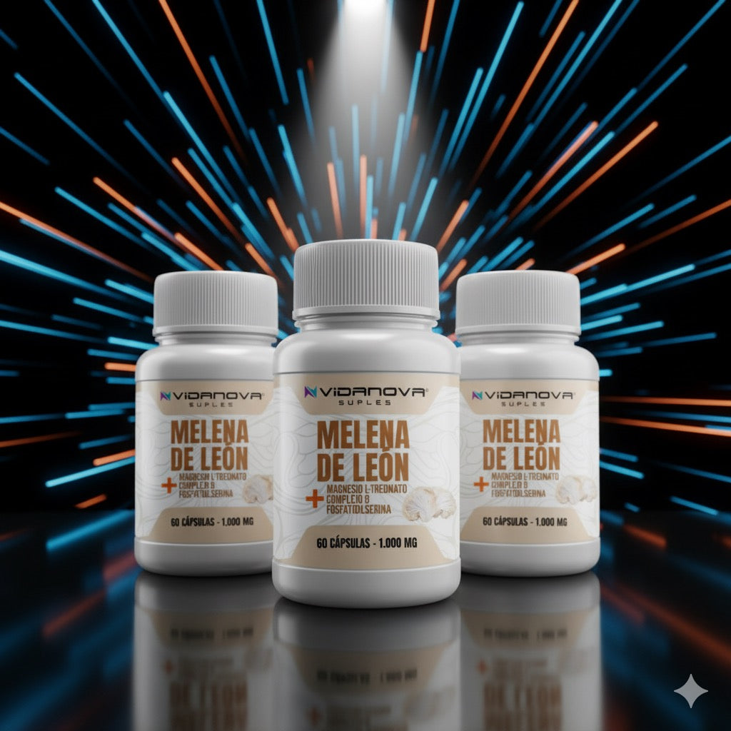 PACK x 3 Mayor concentración, activa células del cerebro , mejora sistema cardiáco