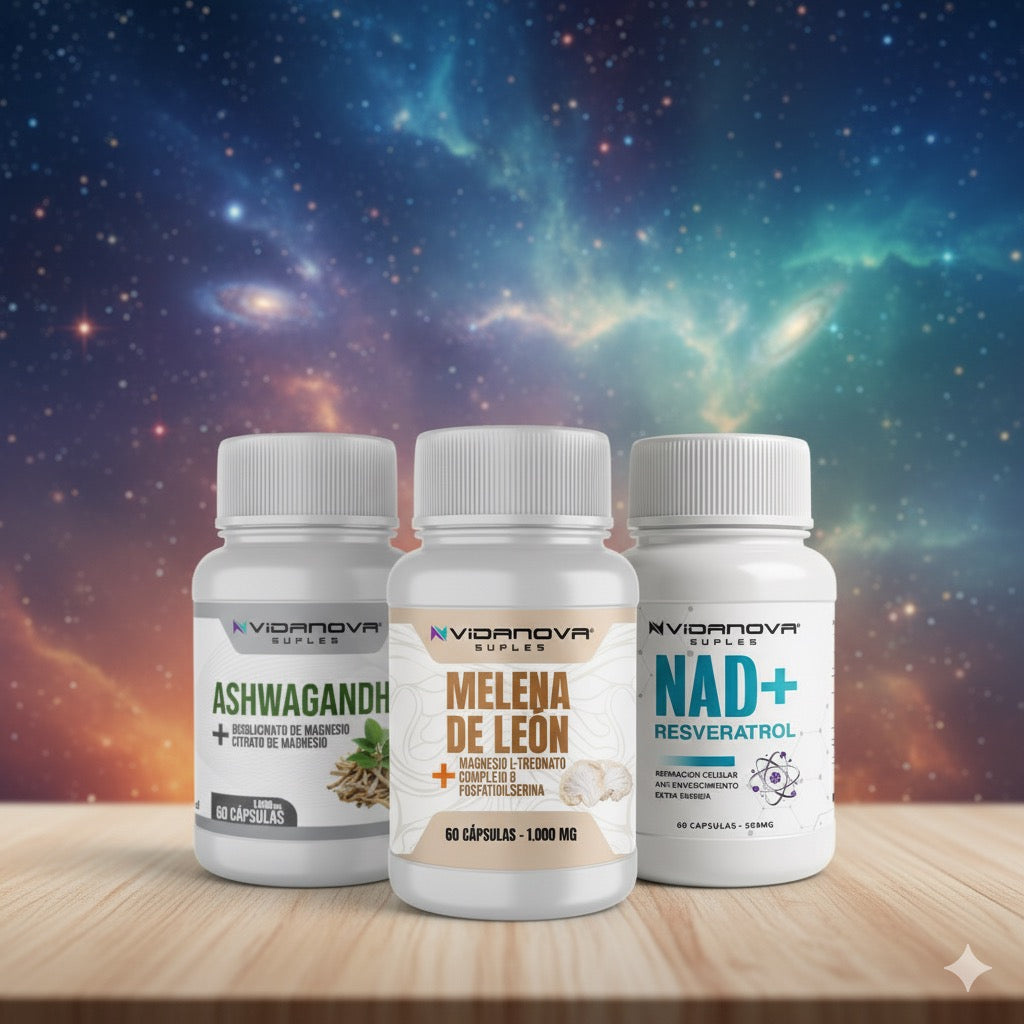 PACK x 3 Anti Estrés, Mayor  concentración, Rejuvenecimiento de la PIEL Y CELULAS de todo el cuerpo