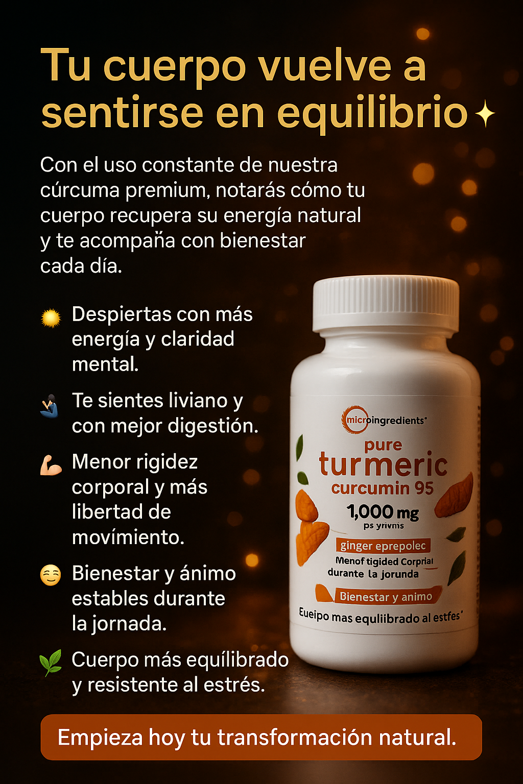 Cúrcuma + Curcumina 97% Original / Alivio Natural en Cápsulas LABORATORIO EE.UU. ⭐️⭐️⭐️⭐️⭐️