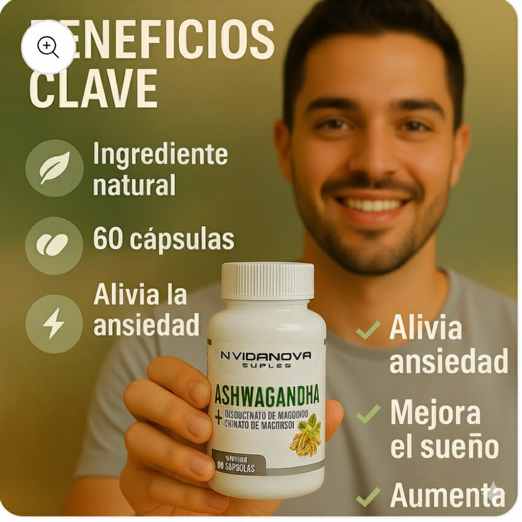 Ashwagandha Magnesio PREMIUN ⭐️⭐️⭐️⭐️⭐️