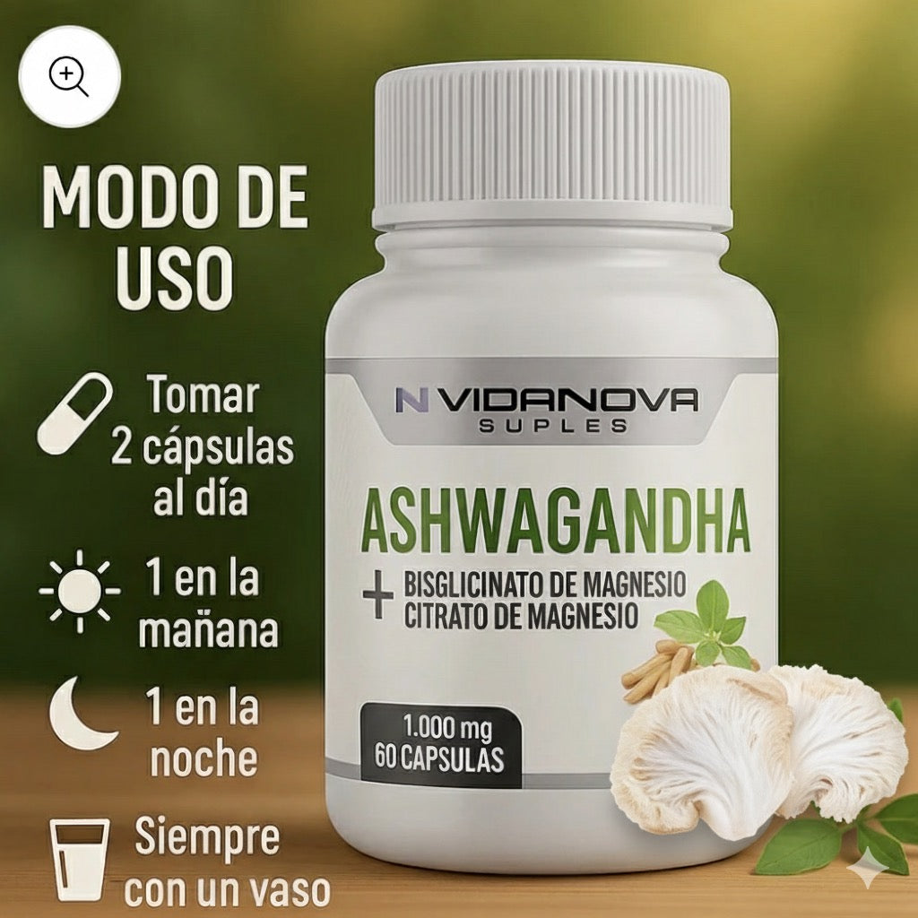 Ashwagandha Magnesio PREMIUN ⭐️⭐️⭐️⭐️⭐️