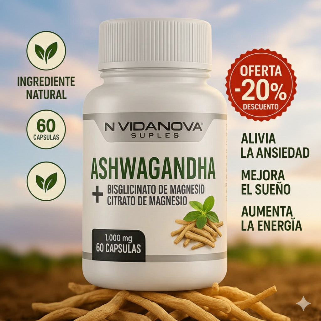 Ashwagandha Magnesio PREMIUN ⭐️⭐️⭐️⭐️⭐️