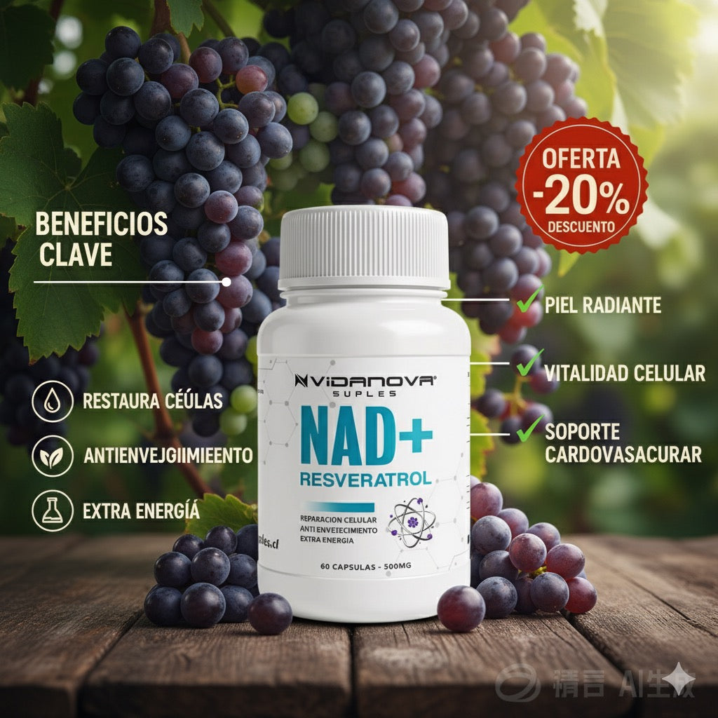 NAD +  Resveratrol PREMIUN ⭐️⭐️⭐️⭐️⭐️