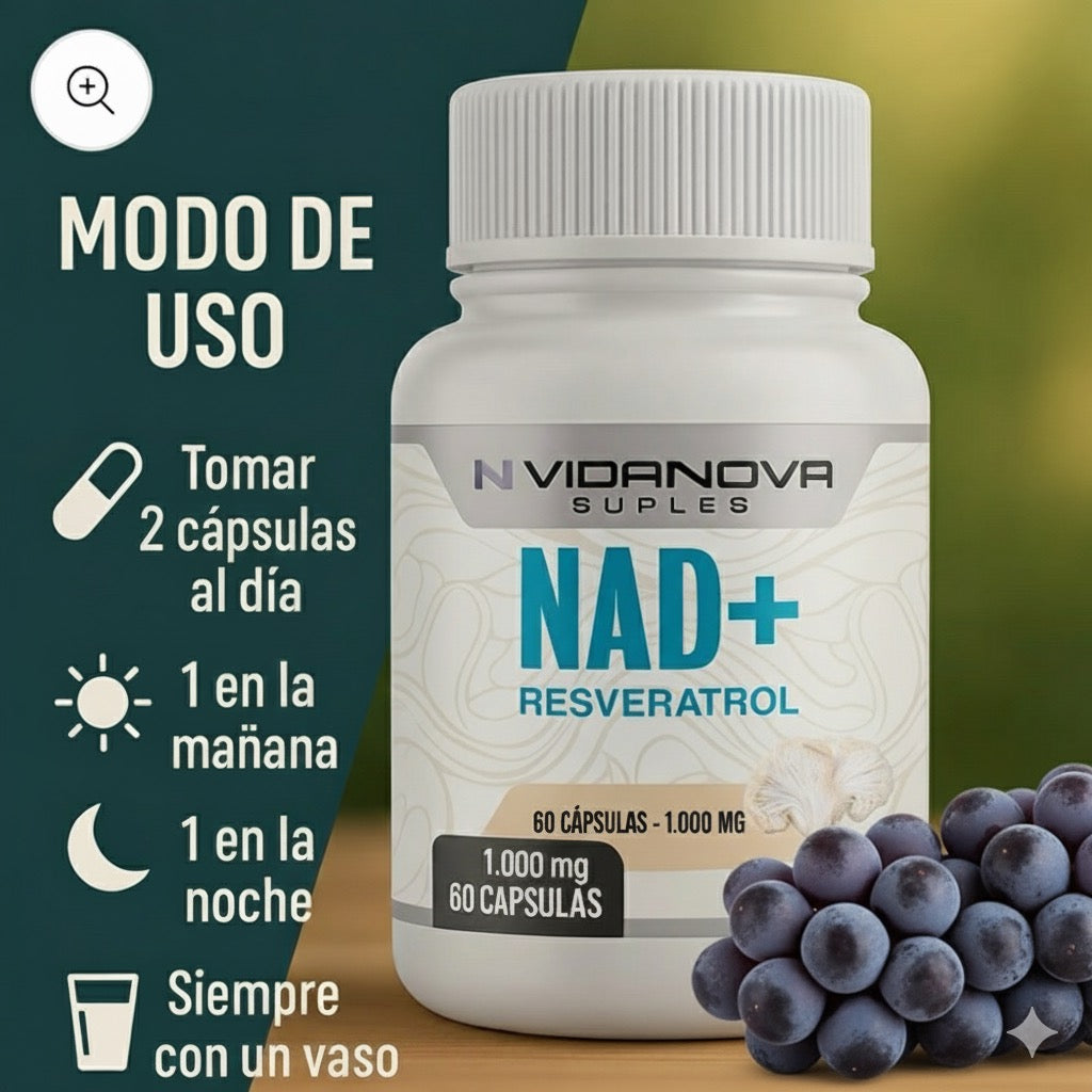 NAD +  Resveratrol PREMIUN ⭐️⭐️⭐️⭐️⭐️