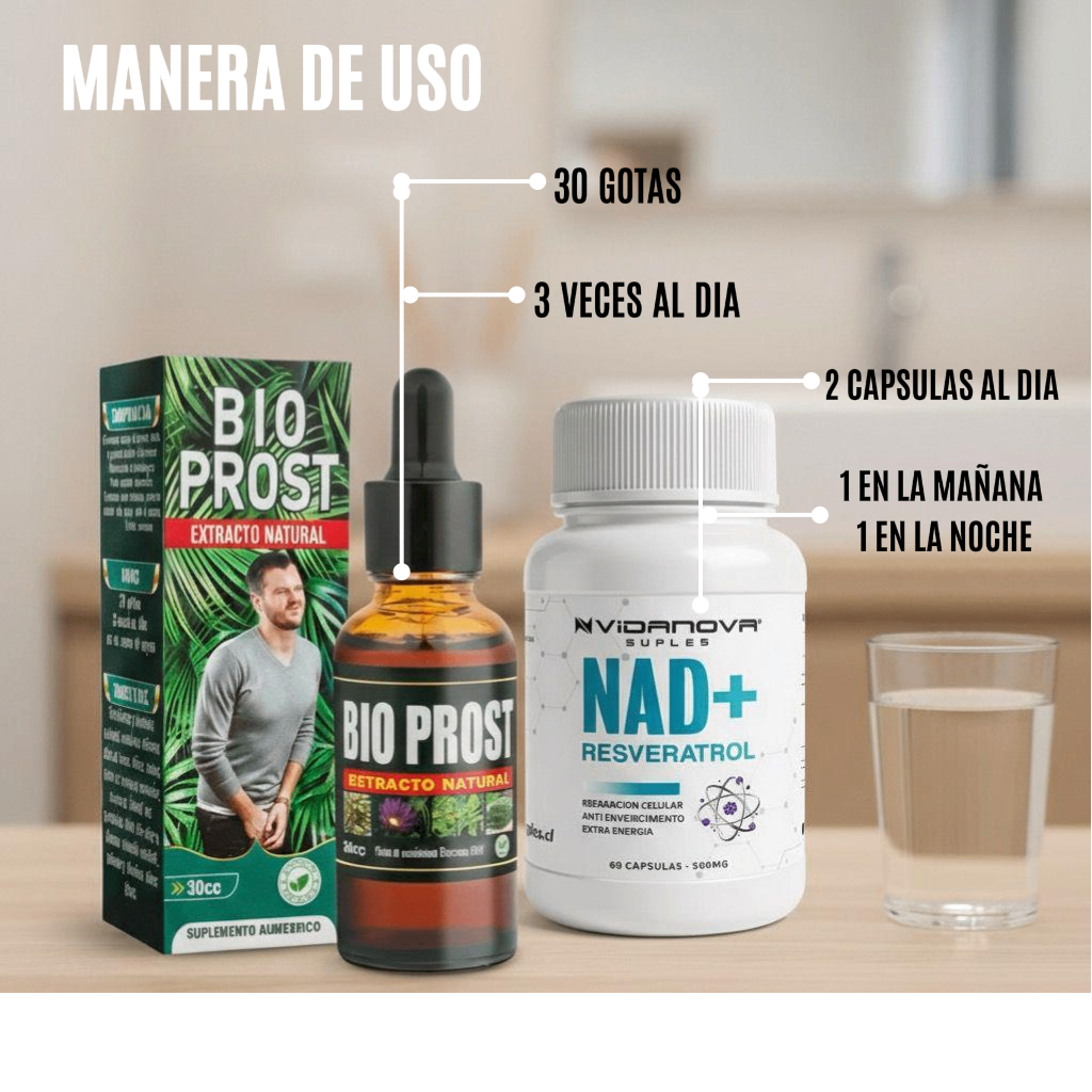 Pack Hombre SALUD URINARIA Y LONGEVIDAD