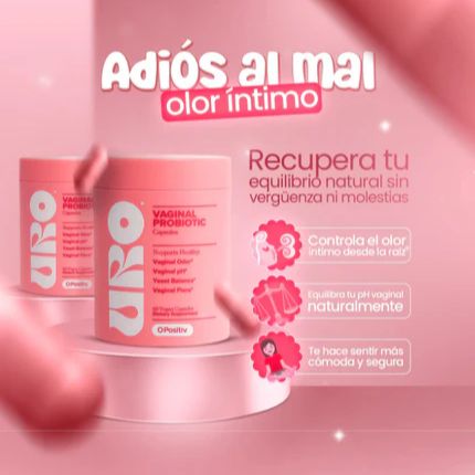 URO PROVIOTICO VAGINAL /100% NATURAL FORMULA MEJORADA Y CERTIFICADA EN EE.UU.⭐️⭐️⭐️⭐️⭐️